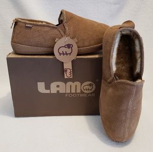 LAMO MEN'S SUEDE SLIPPERS SIZE 10 NEW
